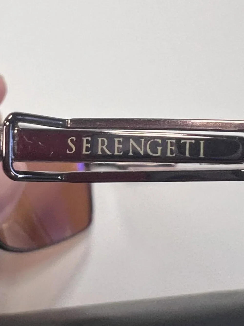 Vintage Serengeti Dante 7114 Sunglasses Shiny Espresso Wire-Flex Drivers Lens